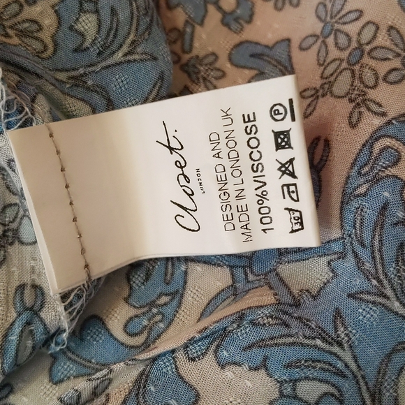 Gorgeous Closet London Tiered Summer Midi Dress 12US - Picture 11 of 11